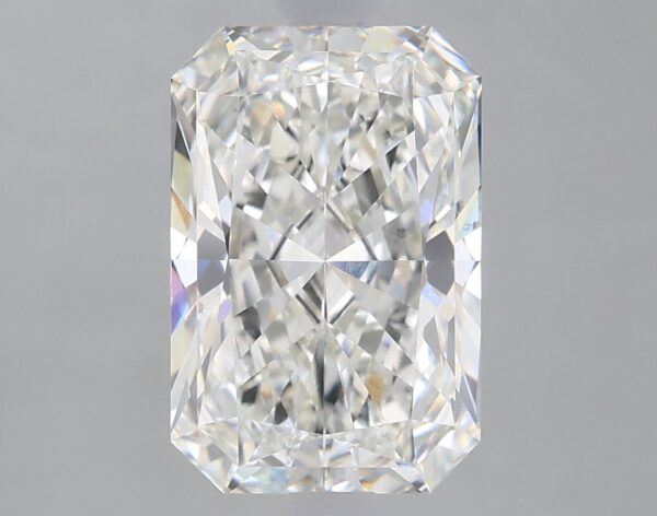 1.69 carat, F colour, VS1 clarity, Radiant shape, Lab Grown Diamond.
