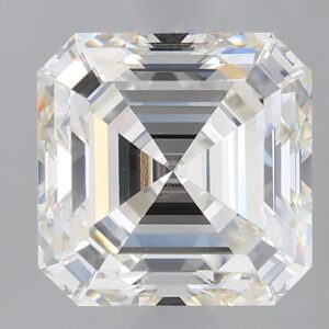 1.69 carat, H colour, VVS2 clarity, Asscher shape, Lab Grown Diamond.
