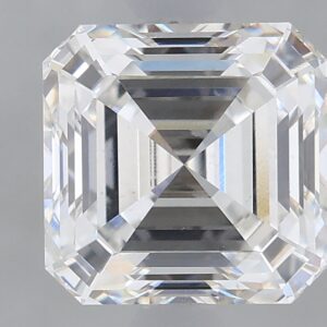 1.77 carat, H colour, VS1 clarity, Asscher shape, Lab Grown Diamond.