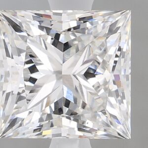 1.85 carat, G colour, VS2 clarity, Princess shape, Lab Grown Diamond.