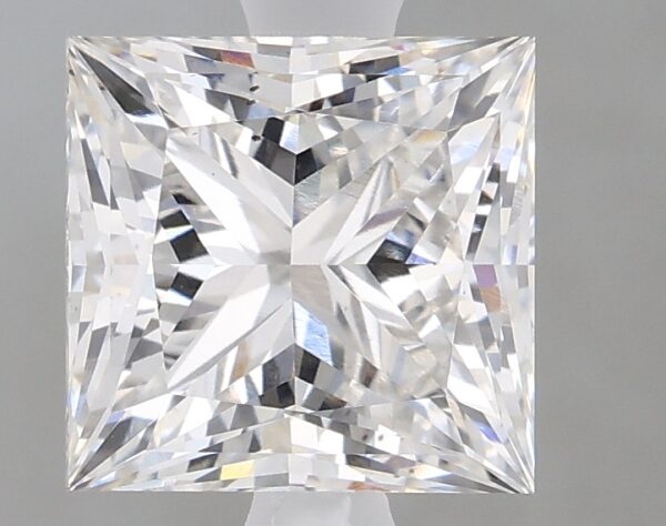 1.85 carat, G colour, VS2 clarity, Princess shape, Lab Grown Diamond.