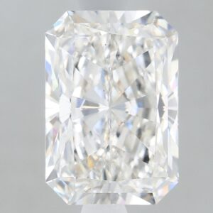 1.69 carat, F colour, VS2 clarity, Radiant shape, Lab Grown Diamond.