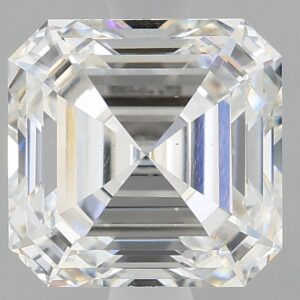 1.99 carat, F colour, VS2 clarity, Asscher shape, Lab Grown Diamond.