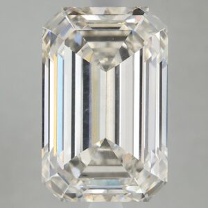 5.74 carat, H colour, VS1 clarity, Emerald shape, Lab Grown Diamond.