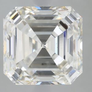 4.17 carat, H colour, VS1 clarity, Asscher shape, Lab Grown Diamond.