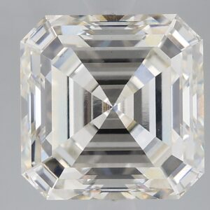 3.13 carat, H colour, VS1 clarity, Asscher shape, Lab Grown Diamond.