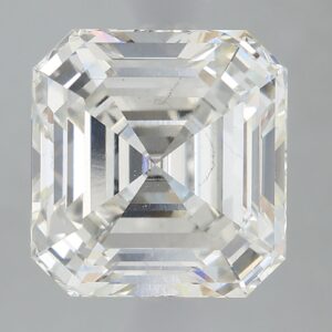 3.03 carat, H colour, VS2 clarity, Asscher shape, Lab Grown Diamond.