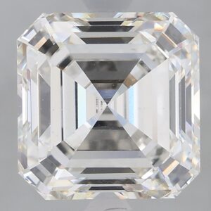 3.51 carat, H colour, VS1 clarity, Asscher shape, Lab Grown Diamond.