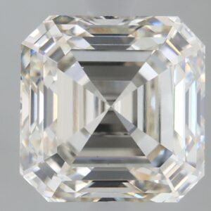 3 carat, H colour, VS1 clarity, Asscher shape, Lab Grown Diamond.