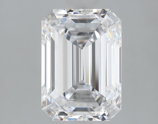 1.47 carat, D colour, VS1 clarity, Emerald shape, Lab Grown Diamond.