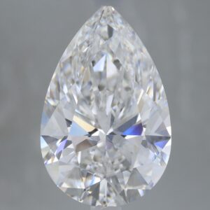 3.46 carat, E colour, VVS2 clarity, Pear shape, Lab Grown Diamond.