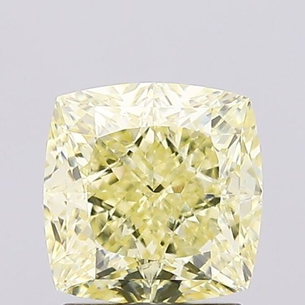 2.11 carat,  colour, VS1 clarity, Square Cushion shape, Lab Grown Diamond.