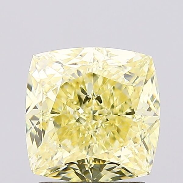 2.09 carat,  colour, VVS2 clarity, Square Cushion shape, Lab Grown Diamond.