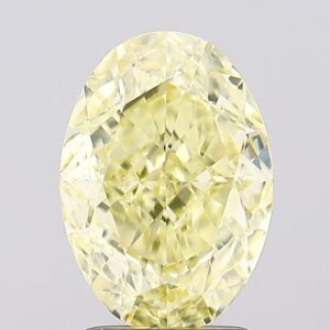 2.54 carat,  colour, VVS2 clarity, Oval shape, Lab Grown Diamond.