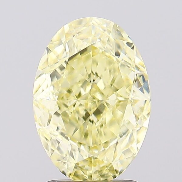 2.54 carat,  colour, VVS2 clarity, Oval shape, Lab Grown Diamond.