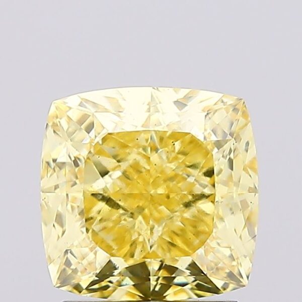 2.04 carat,  colour, VS2 clarity, Square Cushion shape, Lab Grown Diamond.