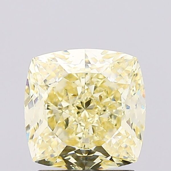 2.09 carat,  colour, VVS2 clarity, Square Cushion shape, Lab Grown Diamond.