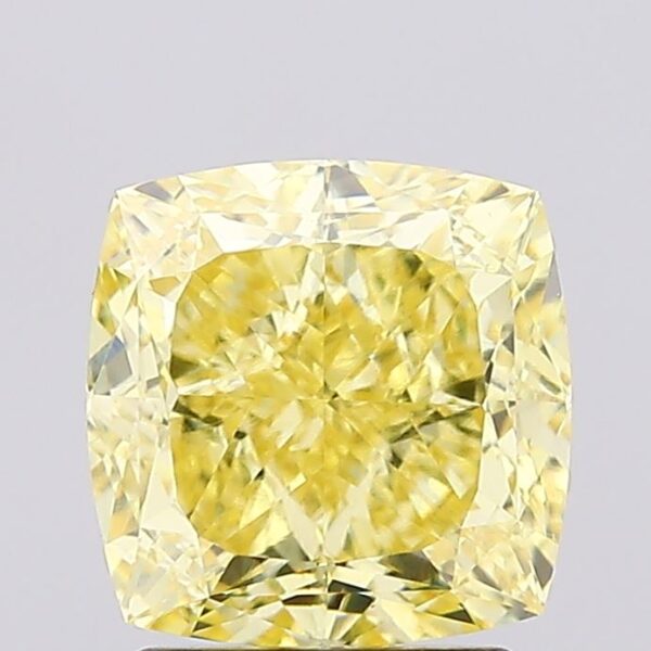 2.51 carat,  colour, VVS2 clarity, Square Cushion shape, Lab Grown Diamond.