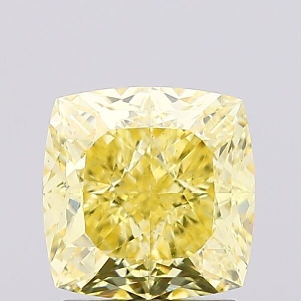 2.01 carat,  colour, VS1 clarity, Square Cushion shape, Lab Grown Diamond.