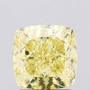 2.1 carat,  colour, VS2 clarity, Square Cushion shape, Lab Grown Diamond.