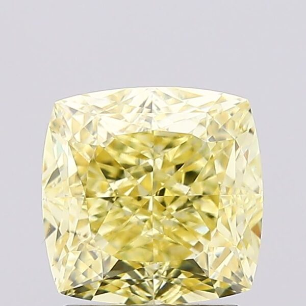 2.03 carat,  colour, VS2 clarity, Square Cushion shape, Lab Grown Diamond.