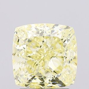 2.54 carat,  colour, VS2 clarity, Square Cushion shape, Lab Grown Diamond.