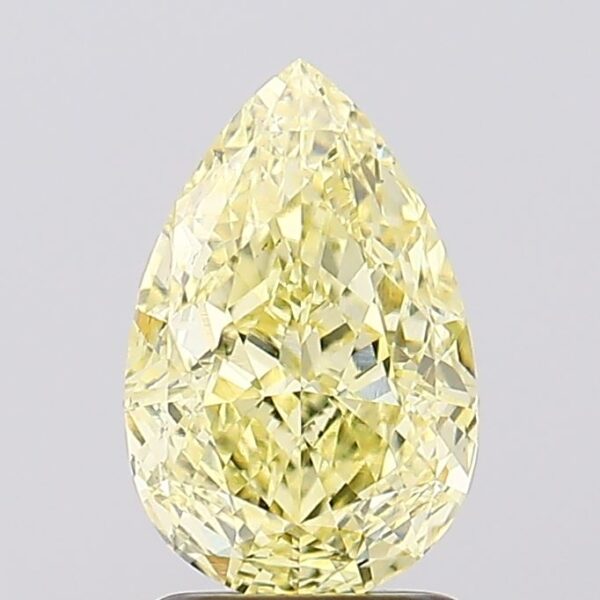 2.1 carat,  colour, VS1 clarity, Pear shape, Lab Grown Diamond.