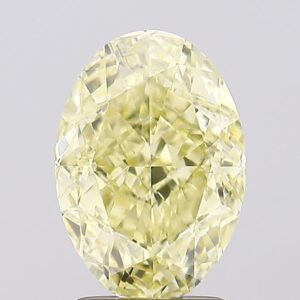 2.6 carat,  colour, VVS2 clarity, Oval shape, Lab Grown Diamond.