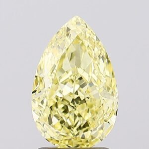 2.13 carat,  colour, VS1 clarity, Pear shape, Lab Grown Diamond.