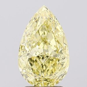 2.59 carat,  colour, VS1 clarity, Pear shape, Lab Grown Diamond.