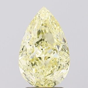 2.72 carat,  colour, VVS2 clarity, Pear shape, Lab Grown Diamond.
