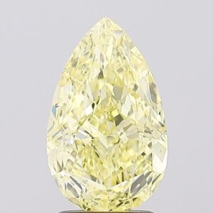 2.43 carat,  colour, VS1 clarity, Pear shape, Lab Grown Diamond.