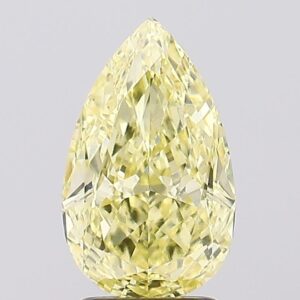 2.53 carat,  colour, VS1 clarity, Pear shape, Lab Grown Diamond.