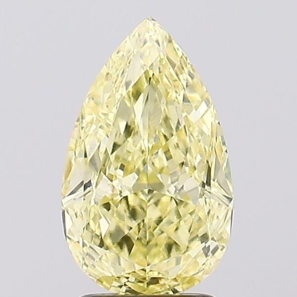 2.53 carat,  colour, VS1 clarity, Pear shape, Lab Grown Diamond.