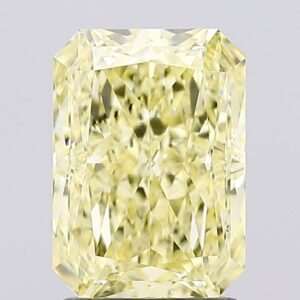 2.1 carat,  colour, VS1 clarity, Radiant shape, Lab Grown Diamond.