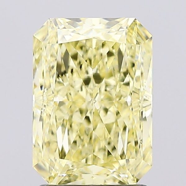 2.1 carat,  colour, VS1 clarity, Radiant shape, Lab Grown Diamond.