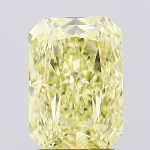 2.56 carat,  colour, VVS2 clarity, Radiant shape, Lab Grown Diamond.