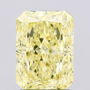 2.1 carat,  colour, VS1 clarity, Radiant shape, Lab Grown Diamond.