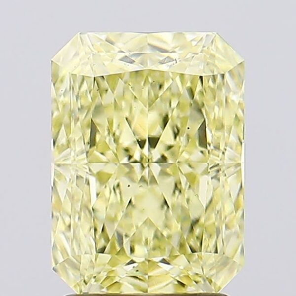 2.45 carat,  colour, VS1 clarity, Radiant shape, Lab Grown Diamond.