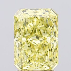 2.3 carat,  colour, VS2 clarity, Radiant shape, Lab Grown Diamond.