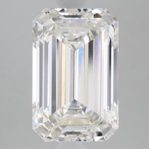 3.68 carat, G colour, VVS2 clarity, Emerald shape, Lab Grown Diamond.