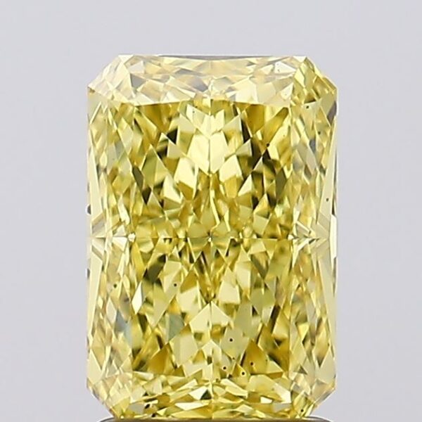 1.93 carat,  colour, VS2 clarity, Radiant shape, Lab Grown Diamond.