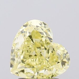 2 carat,  colour, VVS2 clarity, Heart shape, Lab Grown Diamond.
