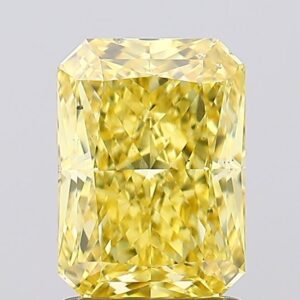 1.88 carat,  colour, VS2 clarity, Radiant shape, Lab Grown Diamond.