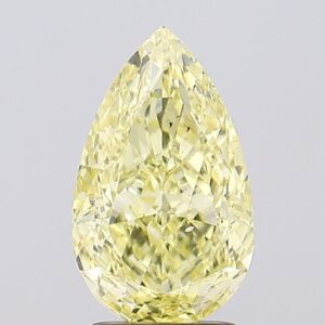 2.45 carat,  colour, SI1 clarity, Pear shape, Lab Grown Diamond.