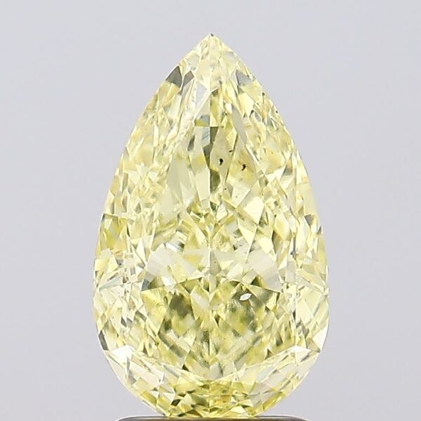 2.45 carat,  colour, SI1 clarity, Pear shape, Lab Grown Diamond.
