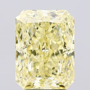 4.08 carat,  colour, VVS2 clarity, Radiant shape, Lab Grown Diamond.