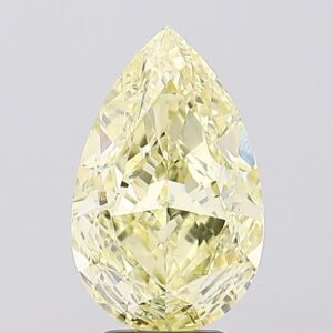 5.09 carat,  colour, VS1 clarity, Pear shape, Lab Grown Diamond.