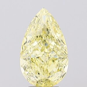 4.07 carat,  colour, VVS2 clarity, Pear shape, Lab Grown Diamond.