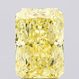 3.08 carat,  colour, VS2 clarity, Radiant shape, Lab Grown Diamond.